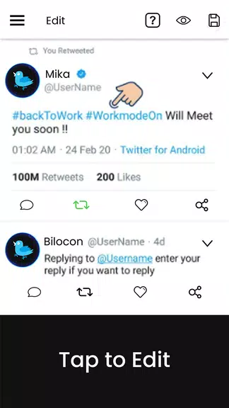 Fake Tweet-Post Creator zrzut ekranu 2