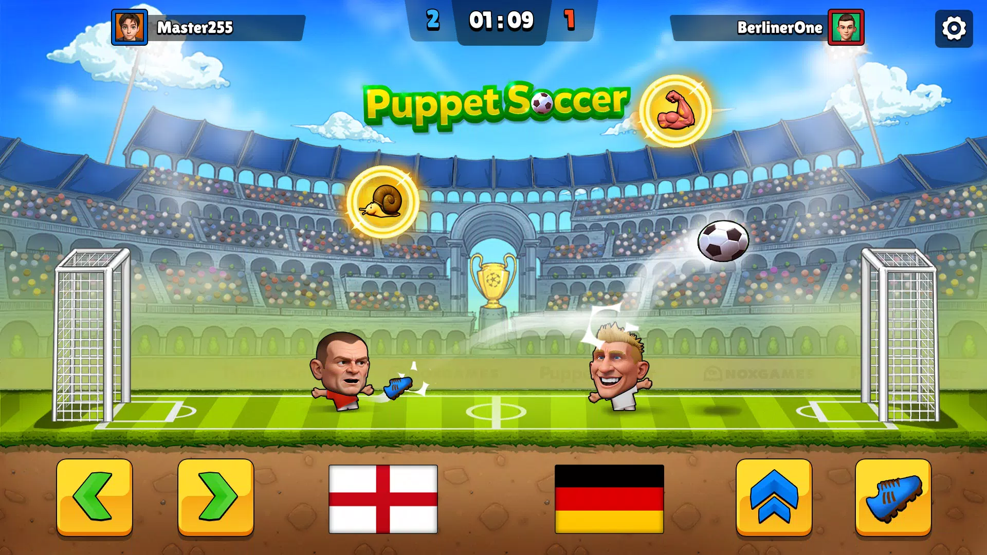 Puppet Soccer - Football screenshot 1