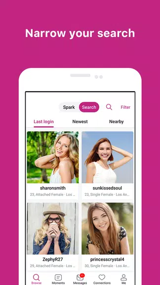 Pure Affair NSA Hookup Finder App - Hook up Dating屏幕截圖1