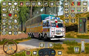 Indian Truck Offroad Cargo 3D captura de pantalla 2