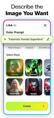 Lisa AI: AI Art Generator screenshot 3