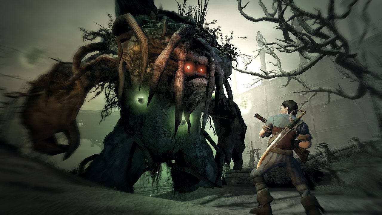 Fable 2의 전투는 간단하지만 적의 디자인은 환상의 스테이플의 화려한 재 해석입니다. | 이미지 크레디트 : Lionhead Studios / Xbox