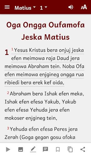 Meyah Bible экрана 1