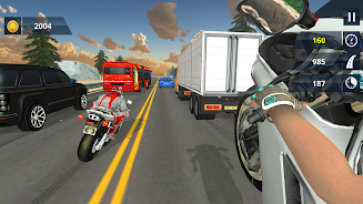 ภาพหน้าจอ Endless Moto Traffic Racer 3D 3