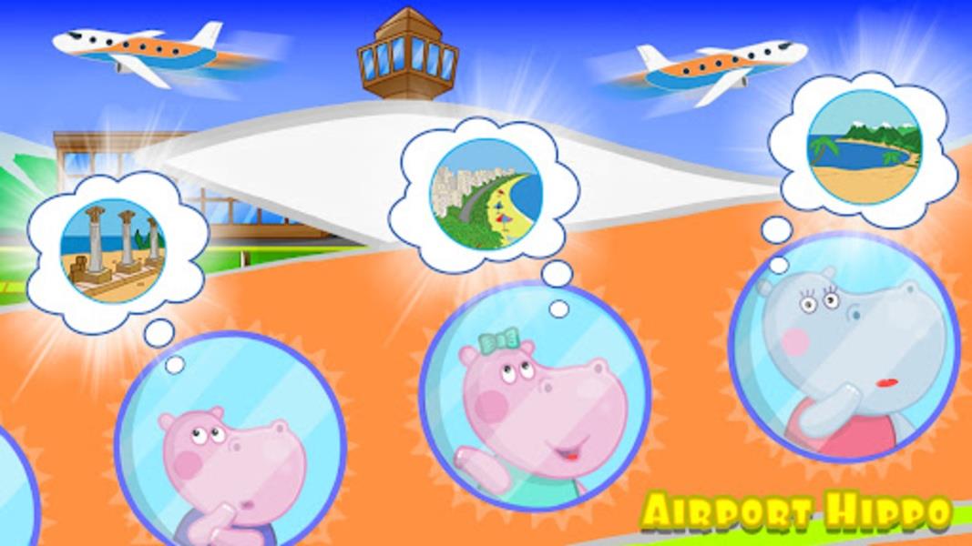 Hippo: Airport adventure captura de pantalla 3