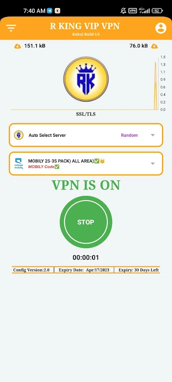 R King vip vpn capture d’écran 2