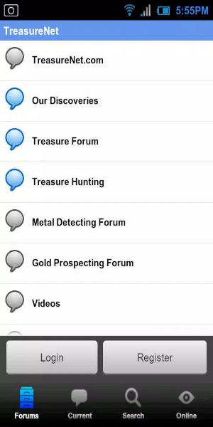 TreasureNet Forum экрана 1