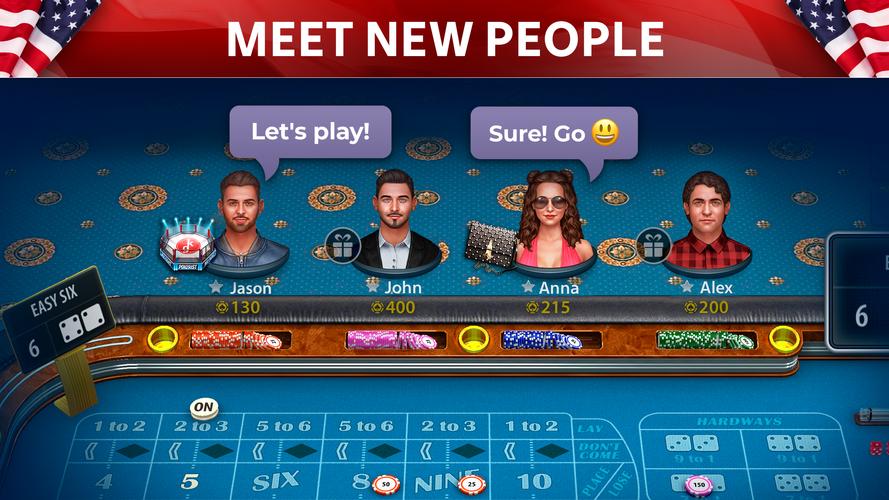 Vegas Craps by Pokerist 스크린샷 1