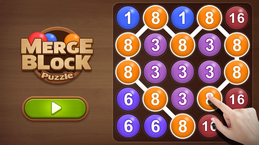 Merge bubble - Number game zrzut ekranu 0