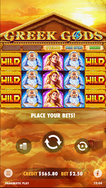 Greek Gods - Slot Casino Game屏幕截圖2