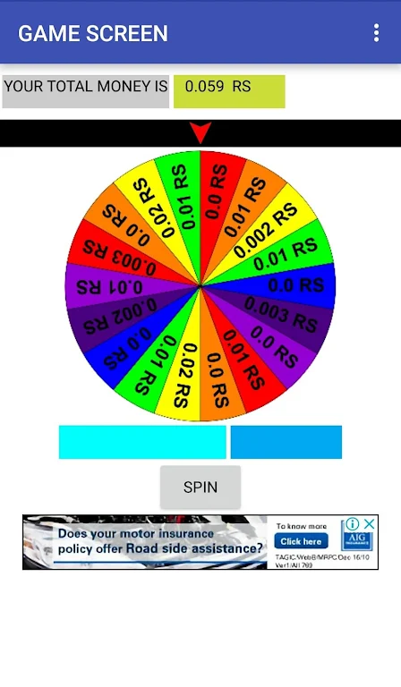REAL MONEY SPINNER स्क्रीनशॉट 0