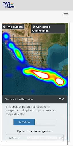 GeoInfoMex экрана 3