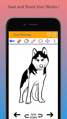 How to Draw Dog Step by Step ကိုဖန်သားပြင်2