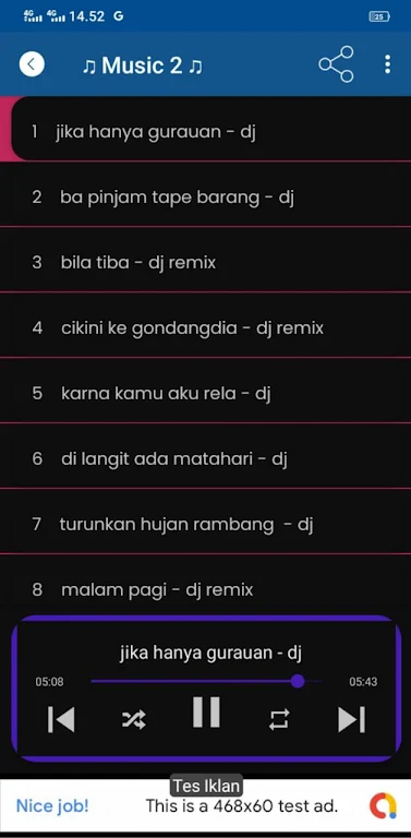 Screenshot Lagu DJ Lengkap Offline 2024 2