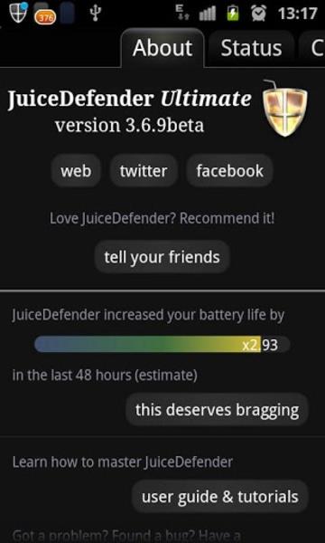 JuiceDefender capture d’écran 1