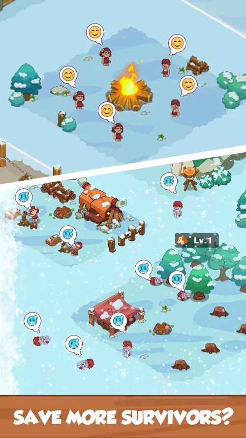 Icy Village: Tycoon Survival Скриншот 2