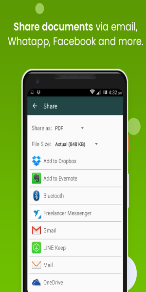 Clear Scan - PDF Scanner App captura de pantalla 2