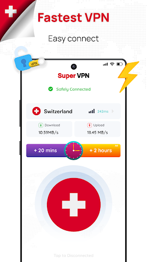 Switzerland VPN: Get Swiss IPスクリーンショット0