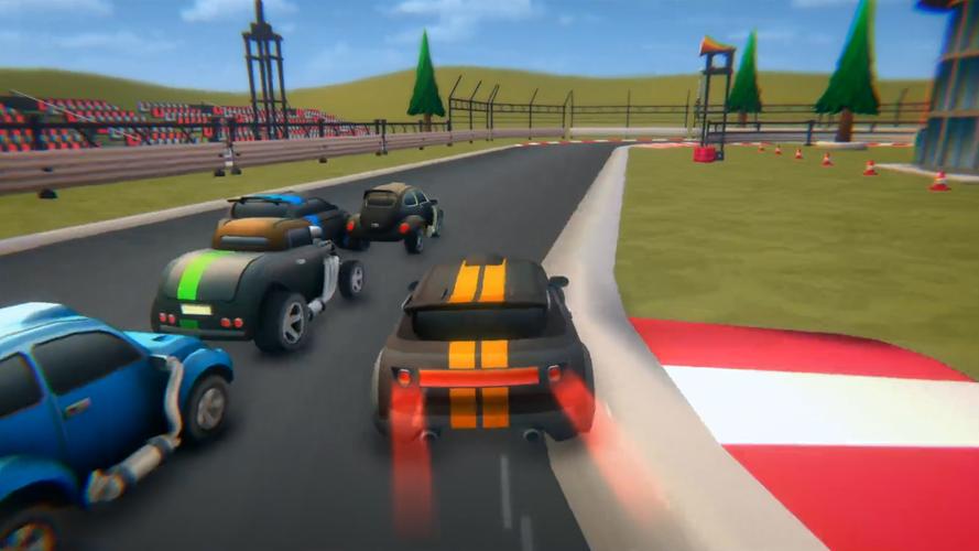 Power Toon Racing экрана 1