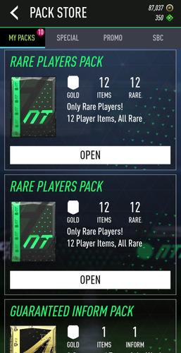 Nicotom 24 Draft + Pack Opener screenshot 2