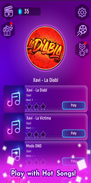 Xavi la diabla - Tiles Hop screenshot 0