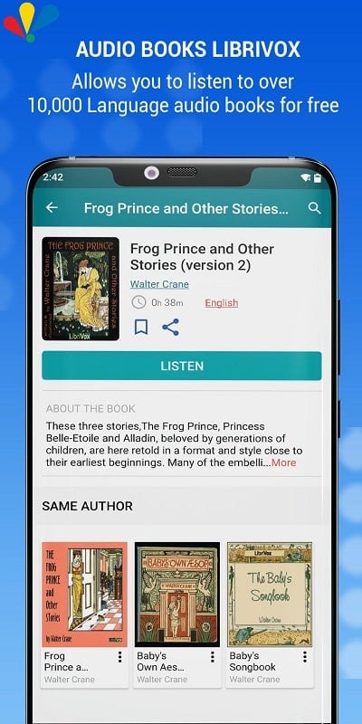 ภาพหน้าจอ LibriVox AudioBooks 0