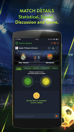 Football 365 Live score ကိုဖန်သားပြင်3