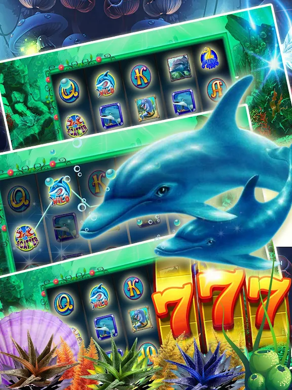 Lucky Dolphin Slots: Free Casino Slot Machines screenshot 2