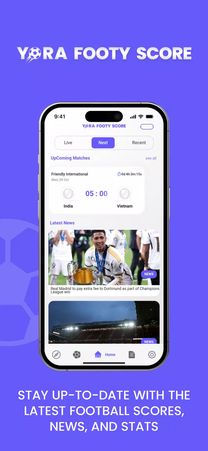 Yora Footy Scoreスクリーンショット0