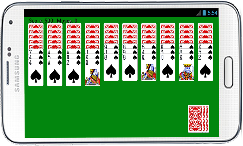 Spider Solitaire Card Game HD by Appsi屏幕截圖2