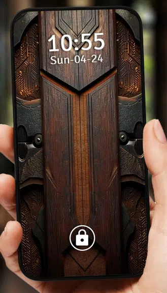 Vintage Door Lock Screen ကိုဖန်သားပြင်3