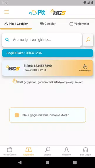 HGS - Hızlı Geçiş Sistemi应用截图第2张