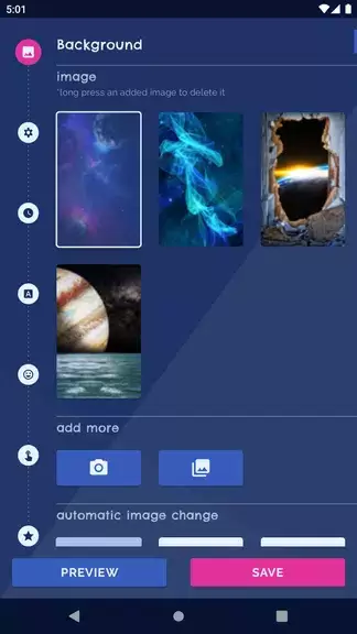 Galaxy Universe Live Wallpaper ảnh chụp màn hình 0