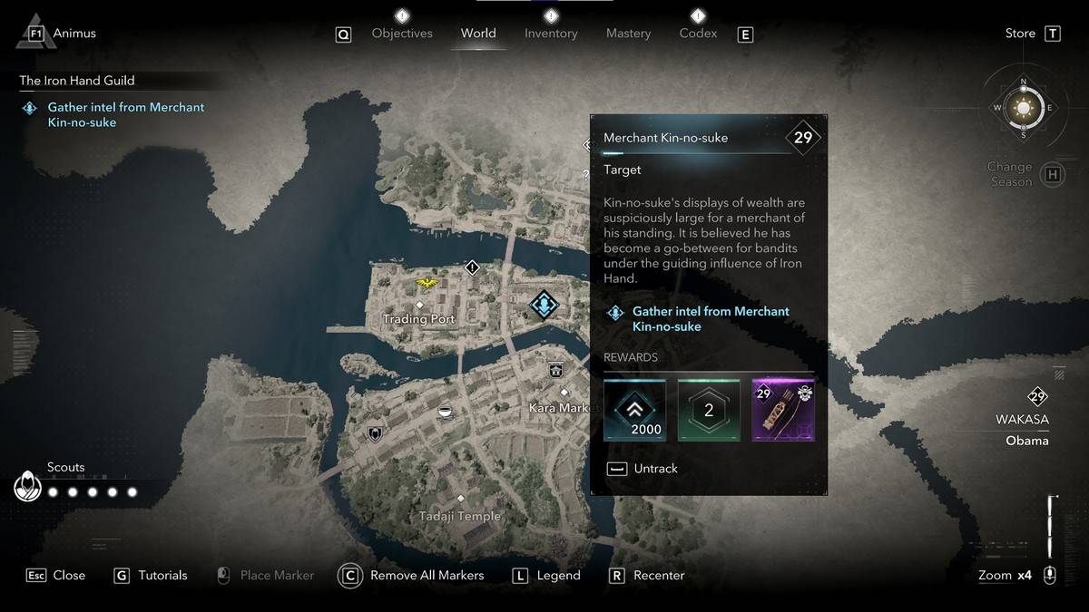 Pedagang Kin-No-Suke di Bayang-bayang Assassin's Creed