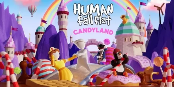 Human Fall Flat Mobile \의 최신 레벨 Candyland가 여기 있습니다