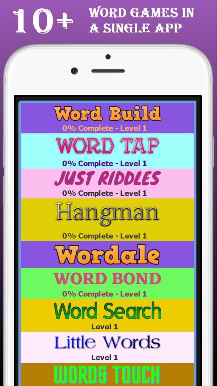 Word collection - Word games Zrzut ekranu 0