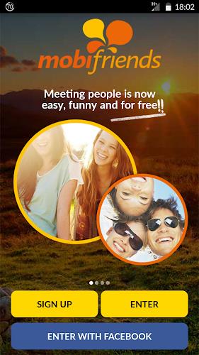 Mobifriends: Date, meet people ภาพหน้าจอ 0