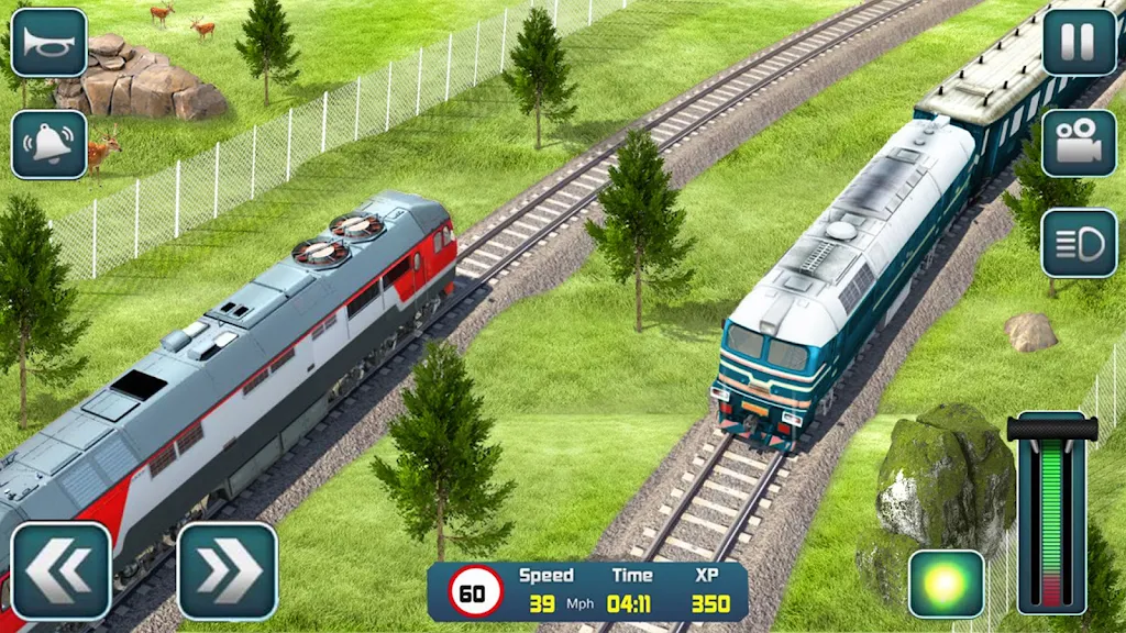 Euro Train Driver Train Games Zrzut ekranu 1