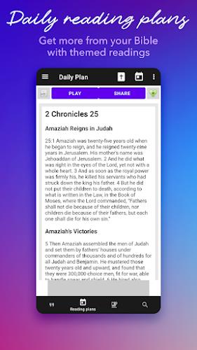Daily Bible Study: Audio, Plan ảnh chụp màn hình 0