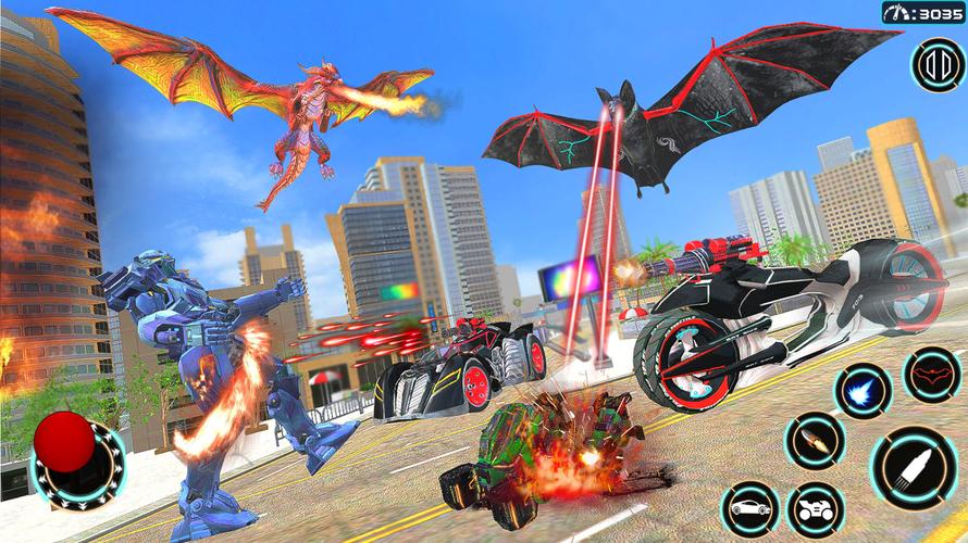 Bat Robot Fighting Game屏幕截圖2