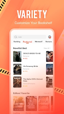 NovelWorm - Werewolf & Romance ảnh chụp màn hình 0