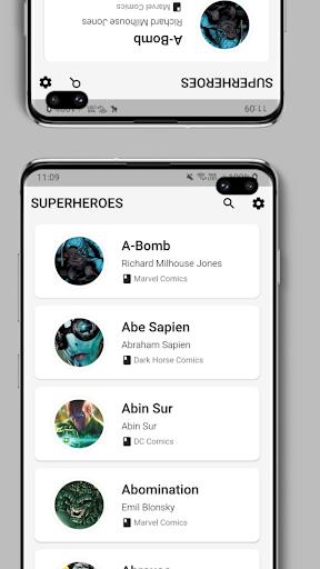 Superheroes屏幕截圖1