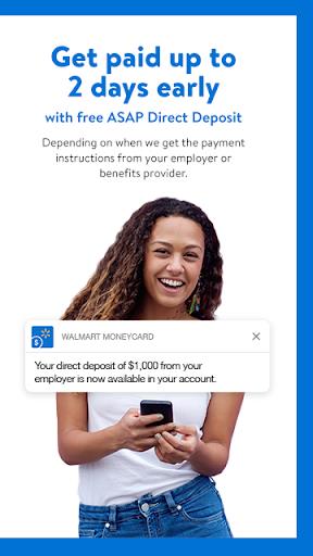 Walmart MoneyCard экрана 3