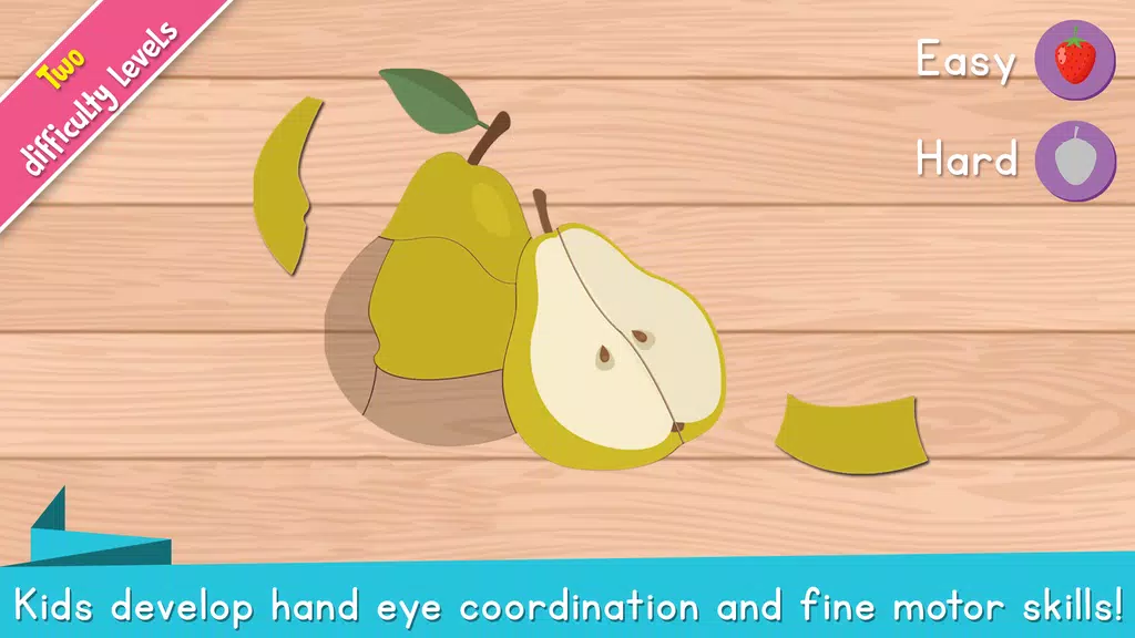 Food Puzzle for Kids ảnh chụp màn hình 0