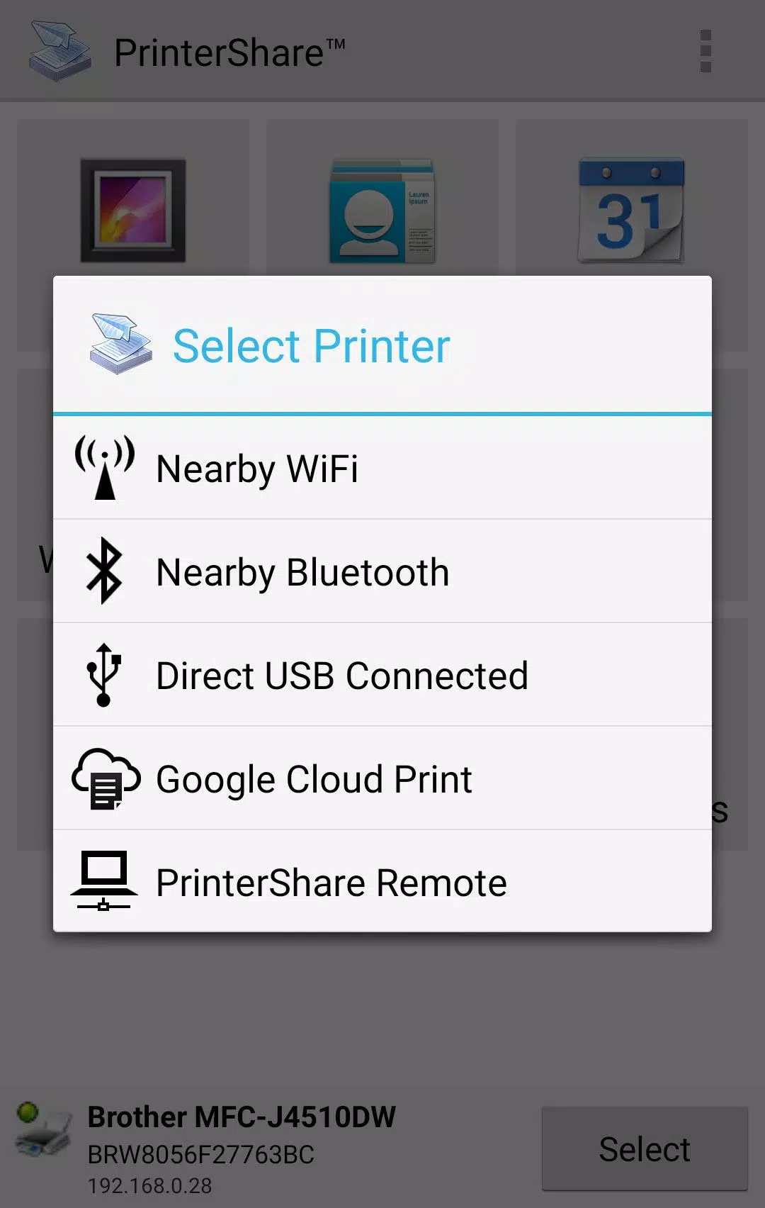 PrinterShare Mobile Print स्क्रीनशॉट 1