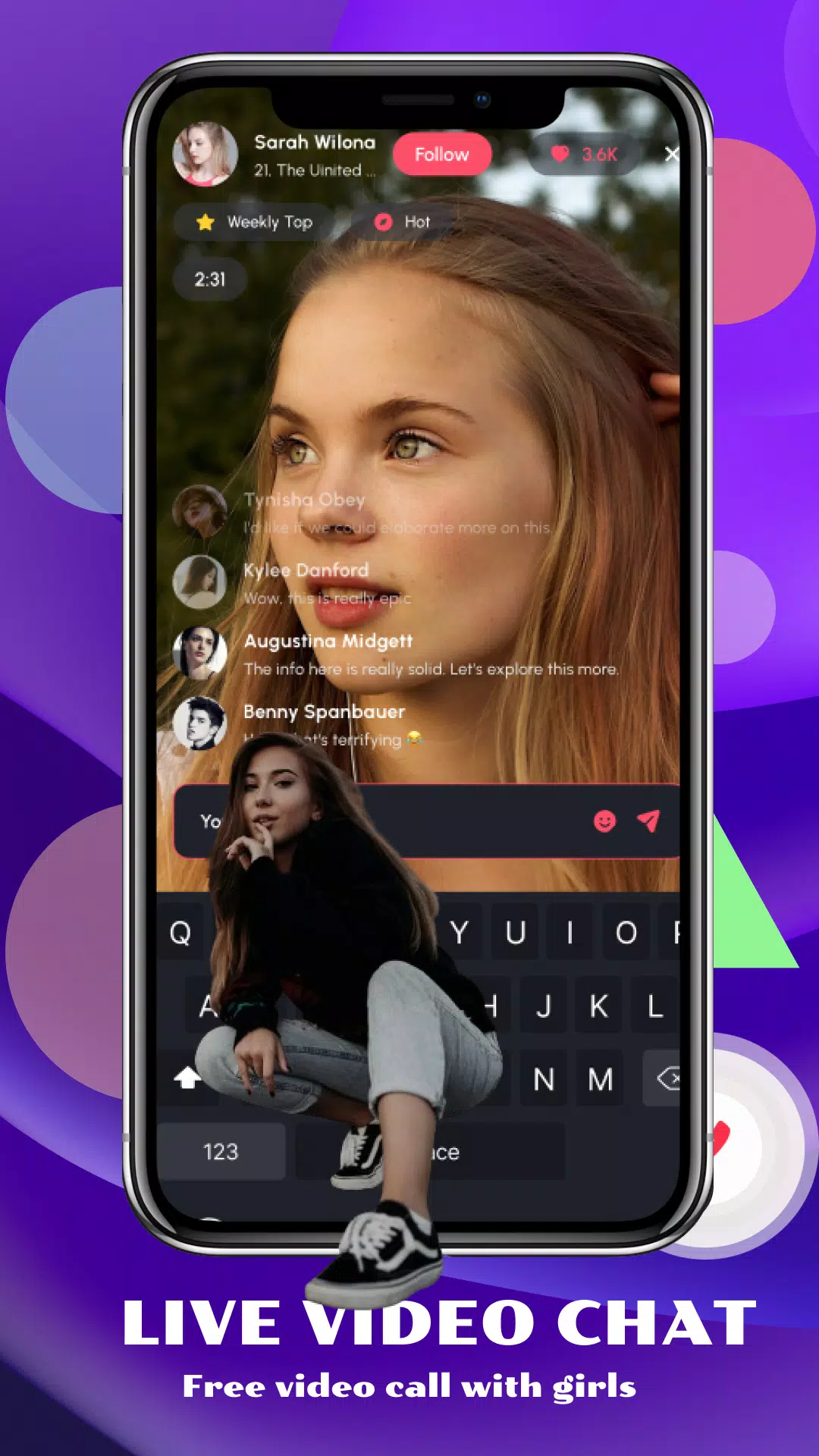 Screenshot Sexy Video Call & Chat Random 1