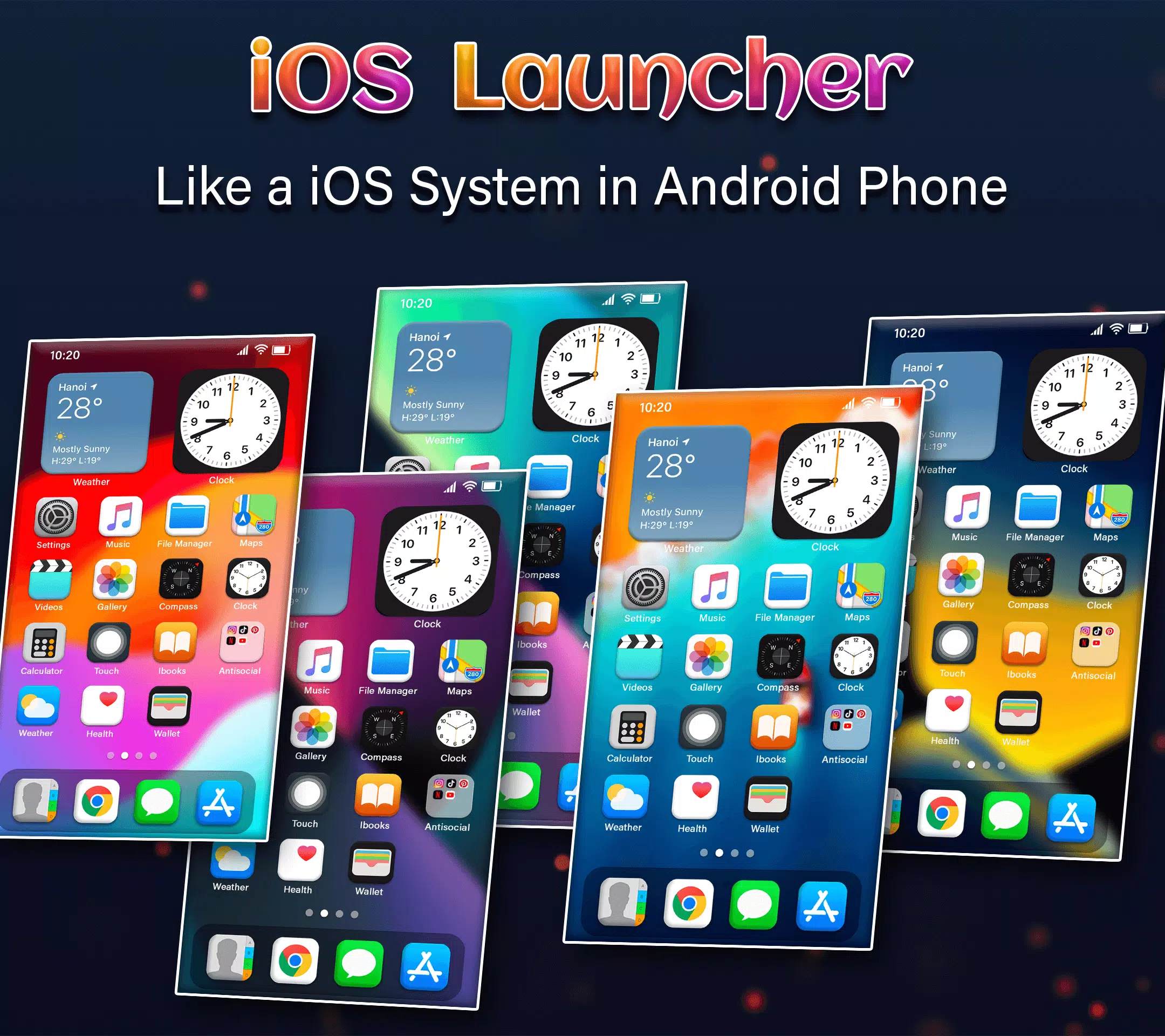 IOS Launcher - iOS 17 Pro屏幕截圖1