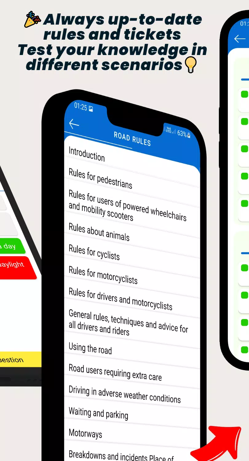 AVTO TEST - Traffic Rules 2025 스크린샷 2