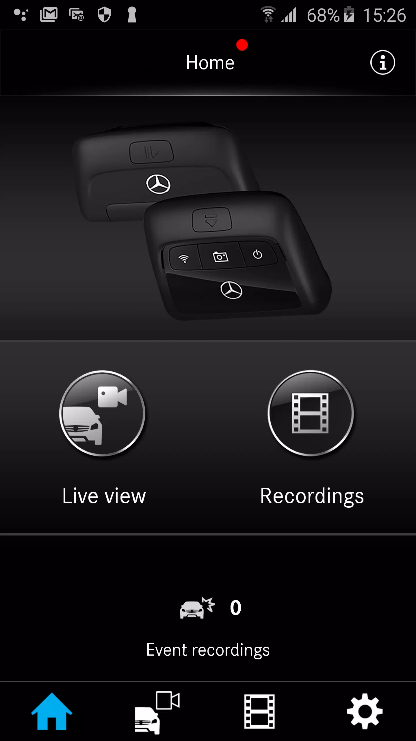 Mercedes-Benz Dashcam ကိုဖန်သားပြင်0