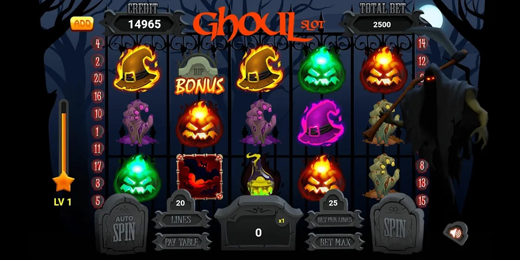 Ghoul Slot SE экрана 3